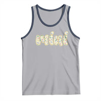 Autism Mini Tank Top Autism Awareness Mental Health Puzzle Glitter Print