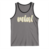 Autism Mini Tank Top Autism Awareness Mental Health Puzzle Glitter Print