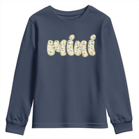 Autism Mini Youth Sweatshirt Autism Awareness Mental Health Puzzle Glitter Print
