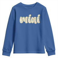 Autism Mini Youth Sweatshirt Autism Awareness Mental Health Puzzle Glitter Print