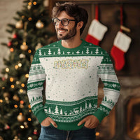 Autism Mama Ugly Christmas Sweater Autism Awareness Mental Health Puzzle Glitter Print