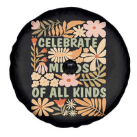 Celebrate Minds Of All Kinds Spare Tire Cover Autism Awareness Inspirational Quote Flowers