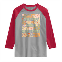 Celebrate Minds Of All Kinds Raglan Shirt Autism Awareness Inspirational Quote Flowers