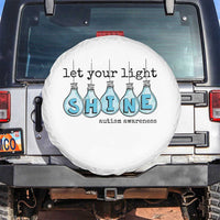 Let Your Light Shine Autism Awareness Spare Tire Cover Light Bulb Autism Acceptance
