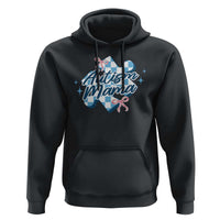 Autism Mama Coquette Puzzle Piece Pink Bow Hoodie