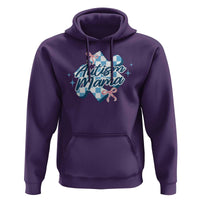 Autism Mama Coquette Puzzle Piece Pink Bow Hoodie