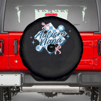 Autism Nana Coquette Puzzle Piece Pink Bow Spare Tire Cover