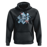 Autism Gigi Coquette Puzzle Piece Pink Bow Hoodie