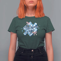 Autism Gigi Coquette Puzzle Piece Pink Bow T Shirt For Women