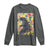 Funny Autism Awareness Japanese Giant Monster Long Sleeve Shirt Colorful Puzzles