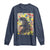 Funny Autism Awareness Japanese Giant Monster Long Sleeve Shirt Colorful Puzzles