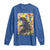 Funny Autism Awareness Japanese Giant Monster Long Sleeve Shirt Colorful Puzzles