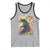Funny Autism Awareness Japanese Giant Monster Tank Top Colorful Puzzles