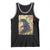 Funny Autism Awareness Japanese Giant Monster Tank Top Colorful Puzzles