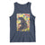 Funny Autism Awareness Japanese Giant Monster Tank Top Colorful Puzzles