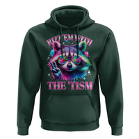 Funny Autism Awareness Racoon Hoodie Rizz Em With The Tism Meme Autistic