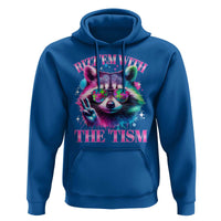 Funny Autism Awareness Racoon Hoodie Rizz Em With The Tism Meme Autistic
