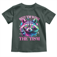 Funny Autism Awareness Racoon Toddler T Shirt Rizz Em With The Tism Meme Autistic