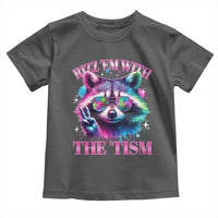 Funny Autism Awareness Racoon Toddler T Shirt Rizz Em With The Tism Meme Autistic