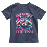 Funny Autism Awareness Racoon Toddler T Shirt Rizz Em With The Tism Meme Autistic