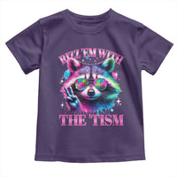Funny Autism Awareness Racoon Toddler T Shirt Rizz Em With The Tism Meme Autistic
