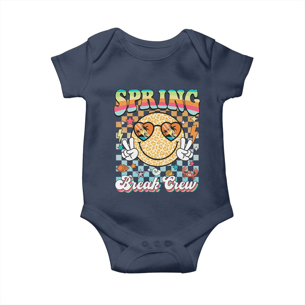 Funny Spring Break Crew Baby Onesie Spring Vacation Beach Family Matching