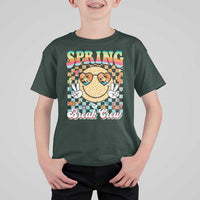 Funny Spring Break Crew T Shirt For Kid Spring Vacation Beach Family Matching