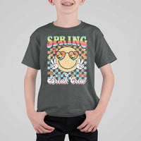 Funny Spring Break Crew T Shirt For Kid Spring Vacation Beach Family Matching