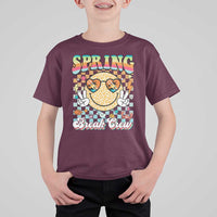 Funny Spring Break Crew T Shirt For Kid Spring Vacation Beach Family Matching