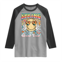 Funny Spring Break Crew Raglan Shirt Spring Vacation Beach Family Matching