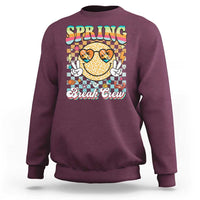 Funny Spring Break Crew Sweatshirt Spring Vacation Beach Family Matching