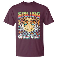Funny Spring Break Crew T Shirt Spring Vacation Beach Family Matching