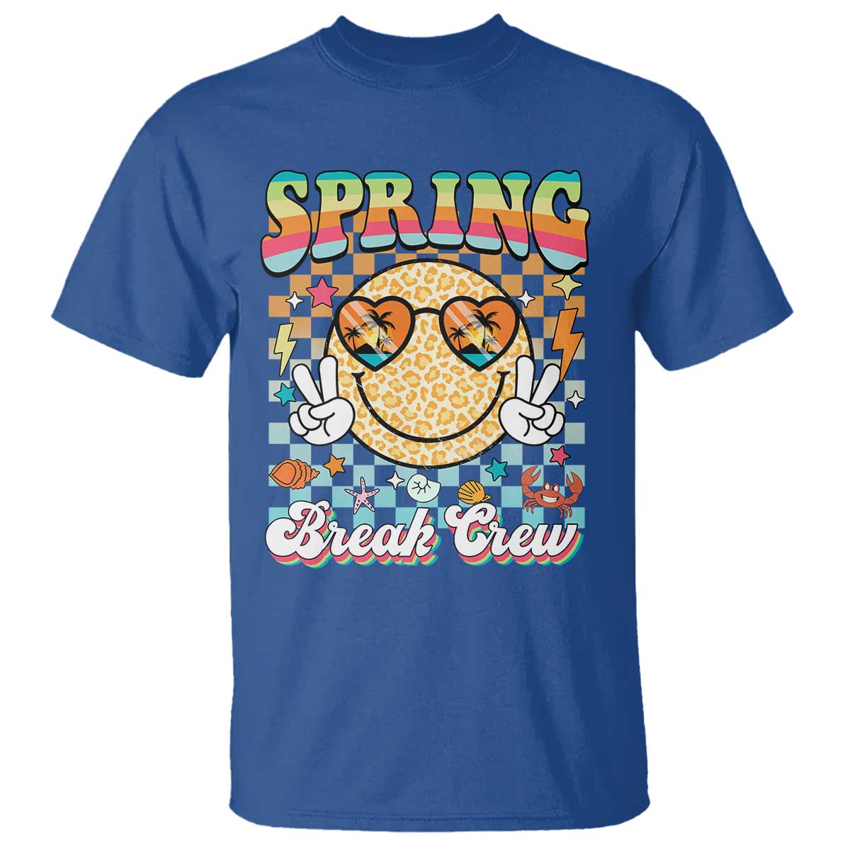 Funny Spring Break Crew T Shirt Spring Vacation Beach Family Matching