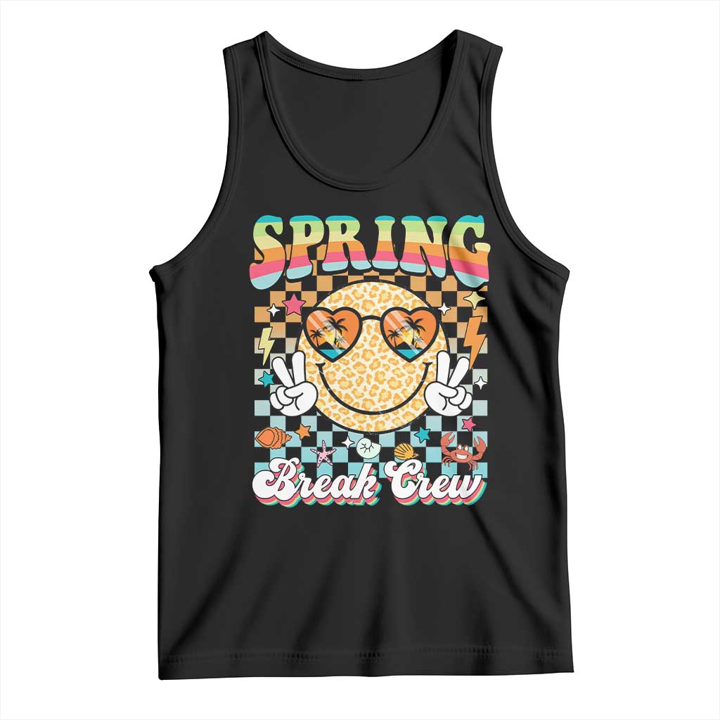 Funny Spring Break Crew Tank Top Spring Vacation Beach Family Matching