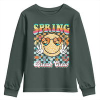 Funny Spring Break Crew Youth Sweatshirt Spring Vacation Beach Family Matching