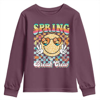 Funny Spring Break Crew Youth Sweatshirt Spring Vacation Beach Family Matching