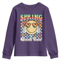 Funny Spring Break Crew Youth Sweatshirt Spring Vacation Beach Family Matching