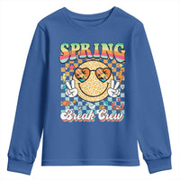 Funny Spring Break Crew Youth Sweatshirt Spring Vacation Beach Family Matching