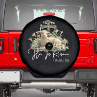 He Is Risen Spare Tire Cover Christian Religious Easter Day Bible Verse Sheep