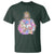 He Is Risen T Shirt Christian Religious Easter Day Bible Verse Sheep Glitter Print
