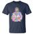 He Is Risen T Shirt Christian Religious Easter Day Bible Verse Sheep Glitter Print