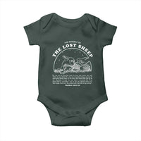 The Parable Of The Lost Sheep Baby Onesie Christian Bible Verse