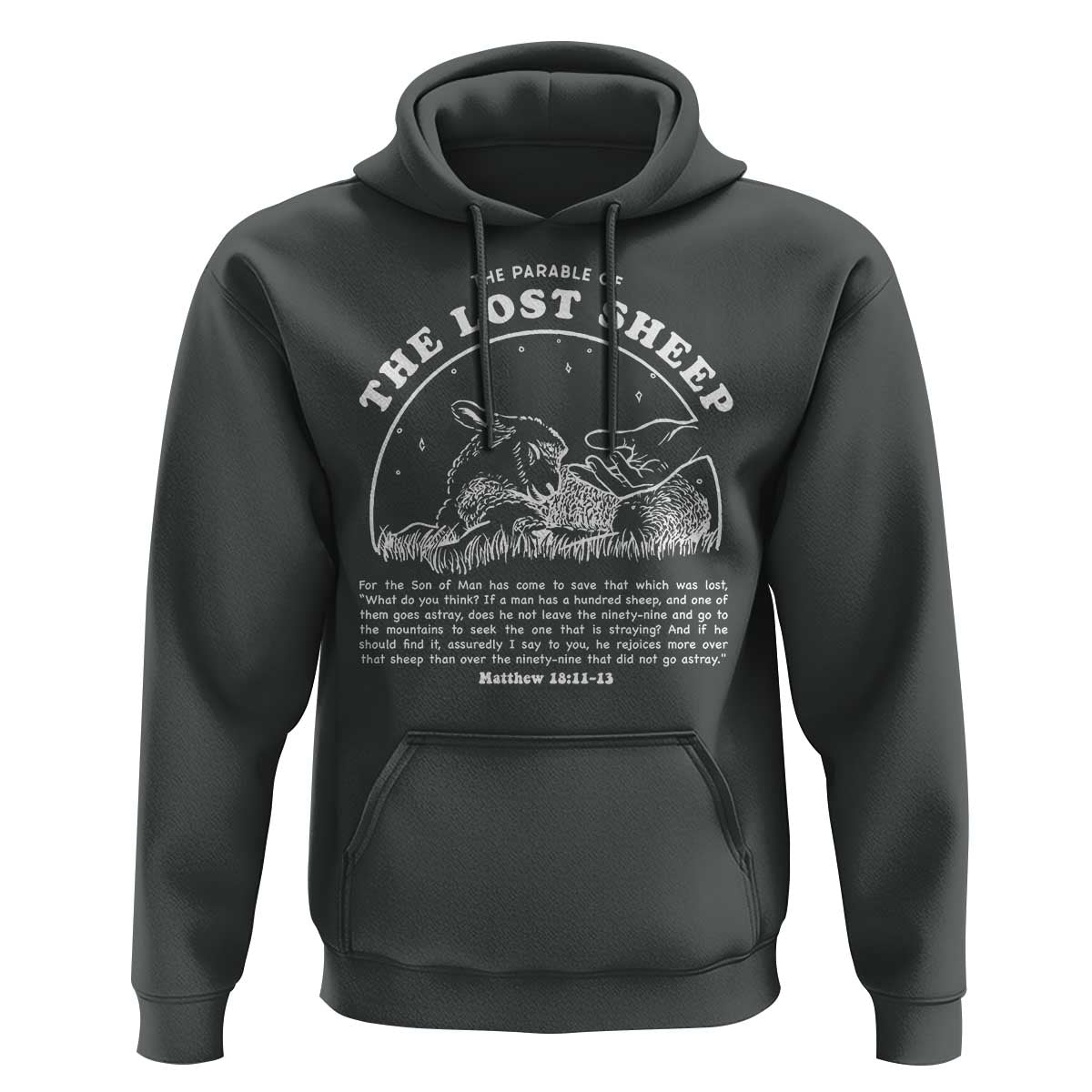 The Parable Of The Lost Sheep Hoodie Christian Bible Verse