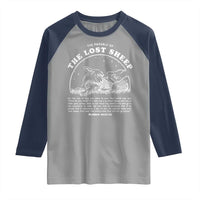 The Parable Of The Lost Sheep Raglan Shirt Christian Bible Verse