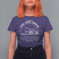 The Parable Of The Lost Sheep T Shirt For Women Christian Bible Verse
