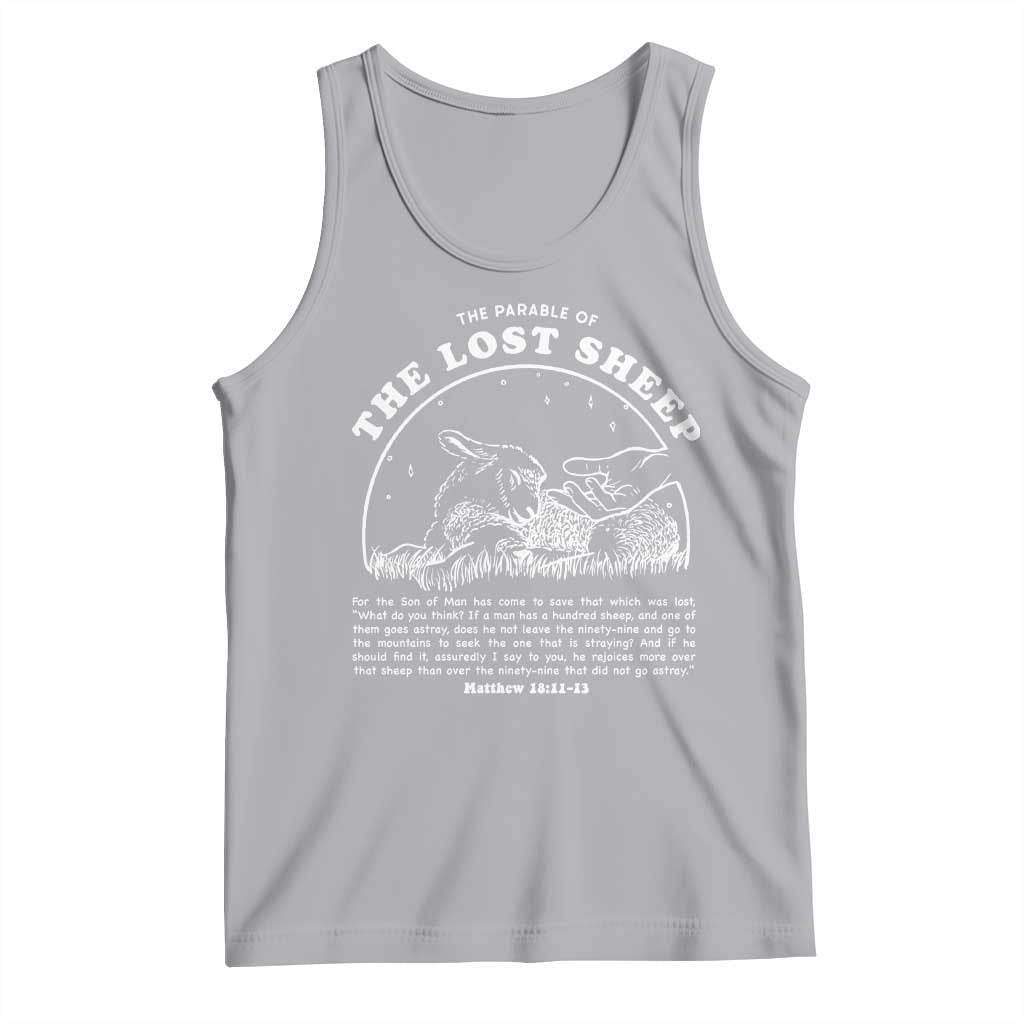 The Parable Of The Lost Sheep Tank Top Christian Bible Verse