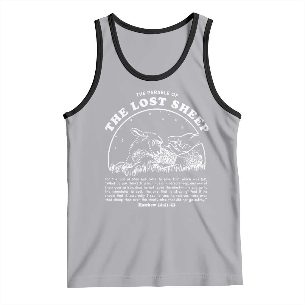 The Parable Of The Lost Sheep Tank Top Christian Bible Verse