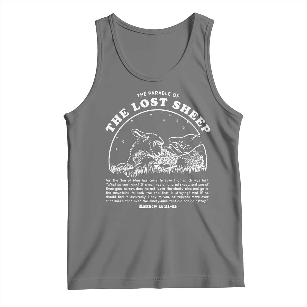 The Parable Of The Lost Sheep Tank Top Christian Bible Verse