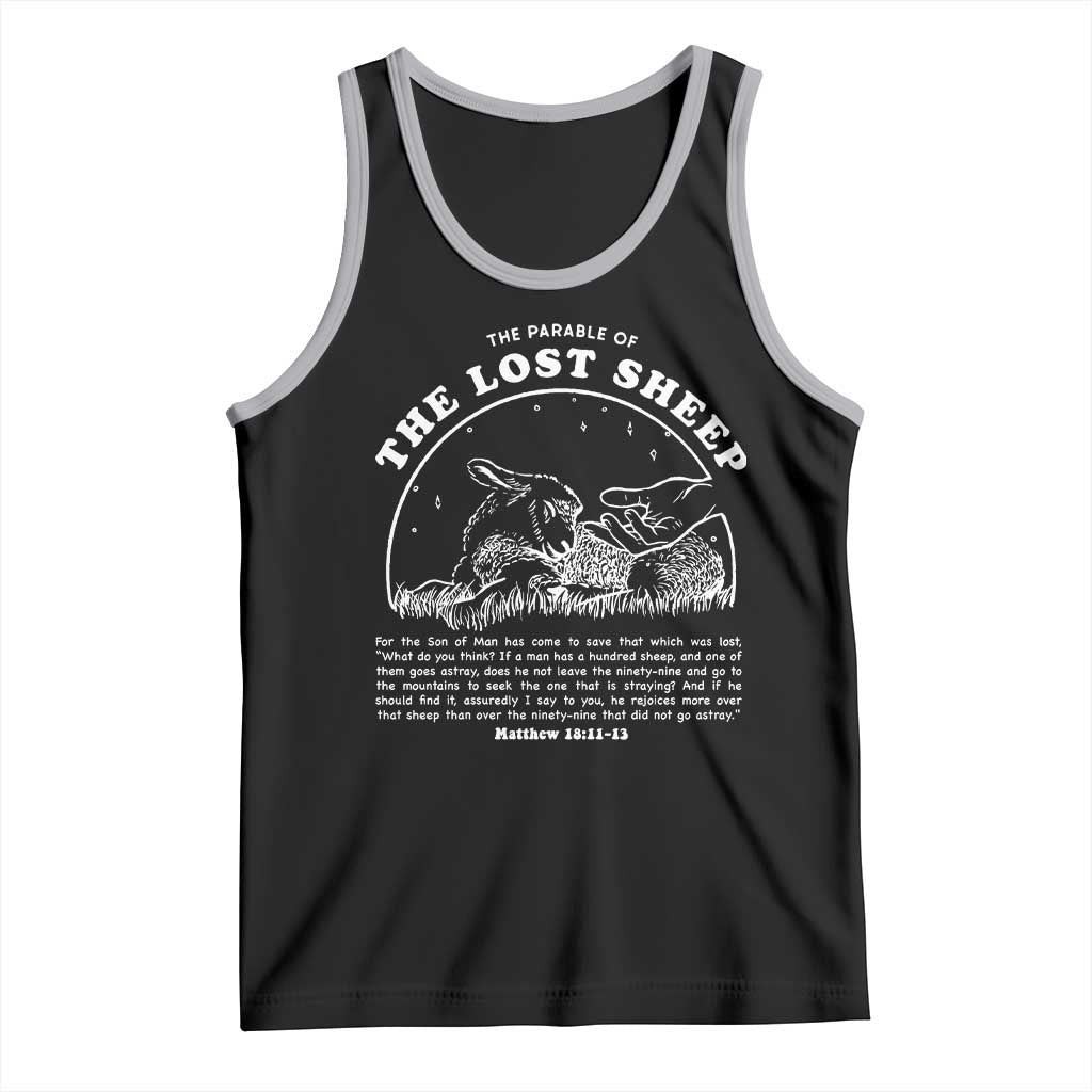 The Parable Of The Lost Sheep Tank Top Christian Bible Verse
