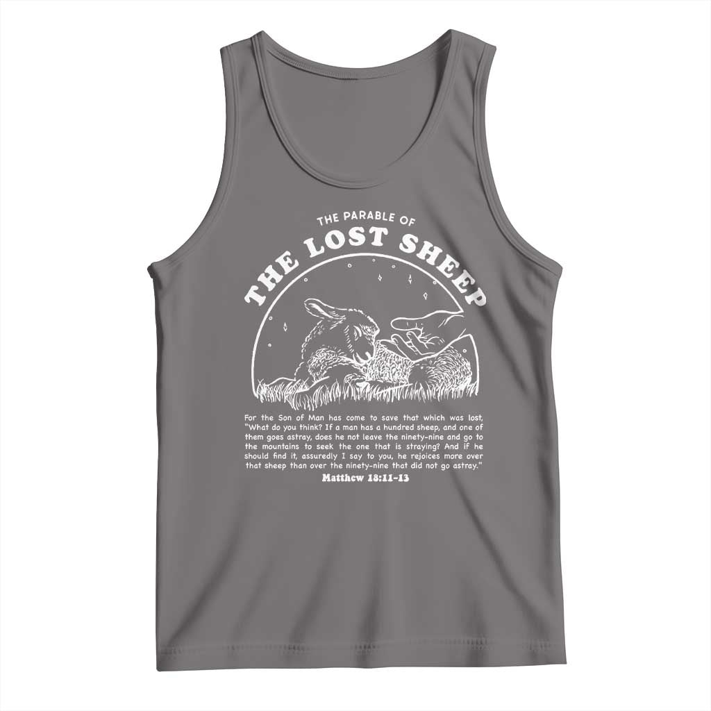 The Parable Of The Lost Sheep Tank Top Christian Bible Verse